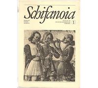 Schifanoia. Vol. 1