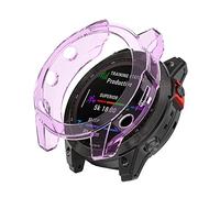 SCHIK Funda protectora para Garmin Fenix 7 7S 7X 5S 5 5X Plus 6S 6 6X Pro Smartwatch Marco protector suave transparente TPU funda rápida, For Fenix 5 5Plus, Agate