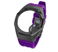 SCHIK GA2100 - Kit de modernización de correa de reloj de acero inoxidable con bisel de flúor para relojes de hombre GA-2100/GA-2110/GA-B2100, talla única, Ágata