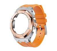 SCHIK Kits de modificación GA2100 de 5ª generación, correa de reloj de metal, modelos de bisel para GA2100/GA2110, accesorios de repuesto para reloj de hombre, talla única, Ágata
