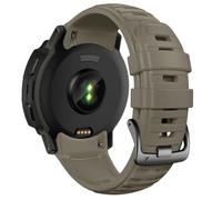 SCHIK Para Garmin Instinct 2X Solar, Instinct 2X Correa de reloj de repuesto de silicona suave de 26 mm(Brown)