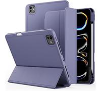 SCHIK Para IPad 2024 Air13/2024 Pro 13/2024 Pro11 Funda protectora Funda para tableta con ranura para bolígrafo(Lavender,2024 air13)