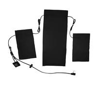 Schildeng Almohadilla de calefacción de ropa, almohadilla de calefacción de fibra de carbono de carga USB, hoja de calefacción eléctrica impermeable para ropa chalecos ropa interior