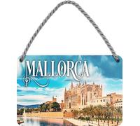 schilderkreis24 Cartel de chapa colección 18 x 12 cm, diseño de ciudades de todo el mundo: decoración e idea de regalo para trotamundos (Mallorca)