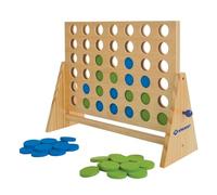 Schildkröt 4 Win, el Clásico Juego 4 en Raya, Estrategia y Habilidad para Niños y Adultos, Madera FSC, 42 Fichas, 970316