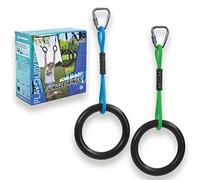 Schildkröt Ring Set, Accesorios Jungle Line, 2 Gimnasia para Niños y Adultos, Anillos Ninja