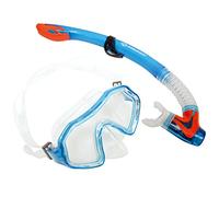 Schildkröt Barbados - Juego de esnórquel infantil de 2 piezas, gafas, tubo de snorkel, juego de buceo juvenil, silicona de alta calidad, diseño moderno, ajuste perfecto