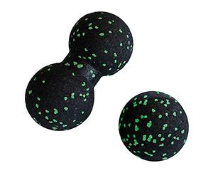 Schildkröt Bola de Masaje 8cm | Terapia de Puntos Gatillo y Liberación Miofascial | Ideal para Espalda, Piernas y Cuello | Superficie Antideslizante | Fitness Recovery