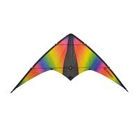 Schildkröt Cometa Acrobática de Dos Líneas Stunt Kite 160, 80x160cm, In ordones de Poliéster de 45 KP, 2x30m en Bobinadora, Escala Beaufort 2-6, 970449