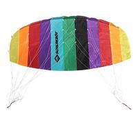 Schildkrot Dual Sport Kite Cometa Deportivo Doble Línea 1.3, Estera de Dirección, + 8 años, 55x125cm, Incl. Cordones de Poliéster de 25 kp, 2x25m en Bobinadora, Escala Beaufort 3-6, 970450, multicolor
