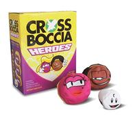 Schildkröt Crossboccia Doublepack Heroes | 2 Juegos × 3 Bolas granulado Ø 8 cm + Bola Objetivo | Reposición con Bolsa Malla