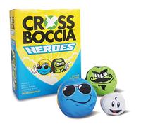 Schildkröt Crossboccia Doublepack, Juego de Bocce, 2x3 Pelotas con Diferentes Diseños, para 2 Jugadores, Incluye Pelota de Puntería, Heroes Mexican & Dude, 970825