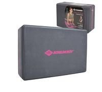 Schildkröt Fitness Almohadilla de Meditación y Estiramiento | Bloque de Yoga y Pilates | Espuma EVA de Alta Densidad | Dimensiones 22,5 x 15 x 7,5 cm | Color Gris