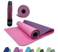 Schildkröt Esterilla de Yoga para Ejercicios, 4mm, Bicolor en un Estuche