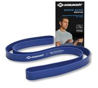 Schildkröt Fitness Super Band Medium, Bandas de Resistencia Premium 20-30 kg, 32 mm Ancho, Azul, 960227