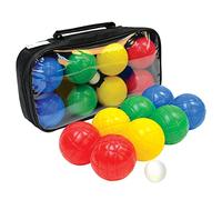 Schildkröt Set de Fun Boccia, 4x2 Bolas de Plástico, 1x Bola de Puntería, en una Bolsa de Transporte con Cierre, 970009