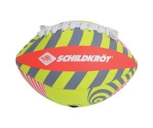 Schildkröt Funsports Mini Football Americano Neopreno G2 | Tamaño 2 16x10 cm | Balón Infantil Antideslizante e Impermeable | Ligero y Seguro para Piscina, Playa y Jardín | Verde Neón