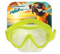 Schildkröt Gafas de Buceo Maui para Niños con Soporte para Snorkel | Diseño Cómodo con Correa Textil y Gran Ventana de Visualización | Máscara de Silicona Que Conserva la Forma