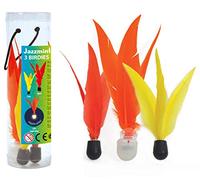 Schildkröt Jazzminton Birdies | Pack de 3 Volantes de Repuesto | Incluye 1 Volante LED para Jugar de Noche | Gran Estabilidad de Vuelo y Rebote | Apto para Interiores y Exteriores