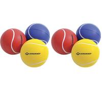 Schildkröt Juego de 3 Bolas Suaves, Ø 7cm, Espuma de PU, Buen Salto, Amarillo, Rojo, Azul, 970046 (Paquete de 2)