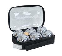 Schildkröt Juego de Petanca, 2X 3 Bolas de Acero, 1x Bola de Puntería, Medidor de Distancia, en un Estuche de Transporte con Cierre, 970011