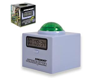 Schildkröt Jungle Timer | Cronómetro Digital con Buzzer Verde | Registro de Tiempo en Horas, Minutos y Segundos | Ideal para Competencias y Juegos Infantiles
