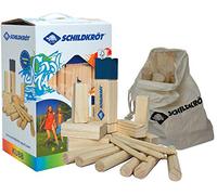 Schildkröt Kubb | Juego de Jardín Escandinavo | Madera FSC Certificada | Incluye Bolsa de Transporte | Juego Clásico al Aire Libre
