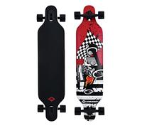 Schildkröt Longboard Freeride 41“, Madera de Arce de 9 Capas, Tabla Completa con Suspensión de Eje Abatible, Rodamientos de Bolas ABEC-11