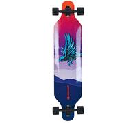 Schildkröt Longboard Freeride 91 x 22 cm | Tabla de Skate con Suspensión | Ejes de Aluminio | Ruedas PU 70x51 mm | Rodamientos ABEC-7 | Ideal para Principiantes y Expertos