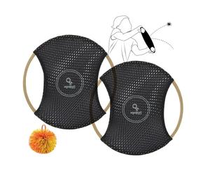 Schildkröt OGO Sport Bamboo Set, Juego de lanzar y atrapar Desde 4 años | 2 discos Ogo, marco de bambú FSC, pelota blanda, para jardín, playa, gimnasio y juegos en familia