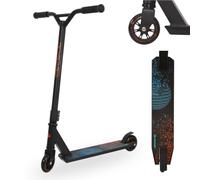 Schildkröt Patinete de Acrobacias 360° | Scooter Freestyle Aluminio | Plataforma Reforzada Antideslizante | Manillar Giratorio | Ruedas PU 100 mm ABEC7 | Diseño Space | Principiantes