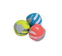 Schildkröt Funsports Mini Bolas Divertidas de Neopreno, 3 Pelotas para Patear, Lanzar, Atrapar, Hacer Malabares, Ø 5 cm, Doble Pared, Rellenas de Gránulos de Plástico, 970145