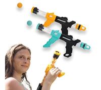 Schildkröt Fire Blaster Set, 2 Pistolas Popper y 24 Bolas de Espuma, para Diversión en Interiores y Exteriores, para Jóvenes y Mayores, a Partir de 6 Años