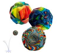 Schildkröt Pelotas High Bounce, 3 Piezas, Pelota de Goma, Rebote Enorme, Pelota Saltarina para Niños y Adultos