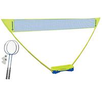Schildkröt Set de Bádminton Compact, Incluye Red, 2 Raquetas y 2 Volantes, en un Práctico Estuche de Plástico, 970992