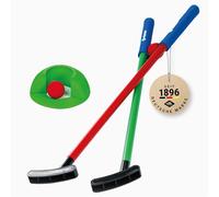 Schildkröt – Juego de Minigolf infantil – 2 palos, 2 pelotas de espuma y diana – Desde 4 años