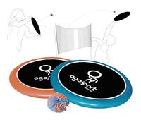 Schildkröt Set Ogo Sport Mezo, 2 Discos Extra Grandes Ø38cm, 1 Pelota, el Popular Juego, 970093