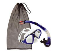Schildkröt Set de Snorkel Premium Palau, 2 Piezas - Gafas, Tubo Dry-Top, Silicona, Ajuste, Blister con Bolsa de Malla, 940013