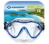Schildkröt Buceo Tahiti, Máscara de Snorkeling Junior, Gafas de Natación, Silicona, Vidrio de Seguridad, Ajustable a Cabezas de Niños Pequeños, 940042