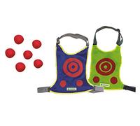 Schildkröt Strike & Score Game - Juego de Lanzamiento con Velcro para niños a Partir de 4 años - 2 Chalecos Diana Ajustables & 6 Pelotas de Velcro - Juego de Exterior para jardín
