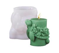 schildkröte kerzenform - kerzenform silikon schildkröte | Sukkulente Schildkröte Aromatherapie Gipsform | Harz Tierformen 3D | Kerzenkuchen Ton | Schimmelpilzblattversorgungen
