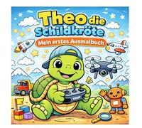 Schildkröten Malbuch für Kinder von 2-5 Jahren: Einfache und große Ausmalbilder für kleine Hände | Fördert Kreativität, Motorik und Konzentration