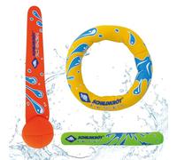 Schildkrot Set de Buceo de Neopreno, 6 Piezas, 2 Anillos, 2 Varillas, 2 Pelotas