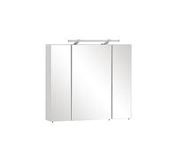 Schildmeyer 125353 Armario con Espejo, a Base de Madera, Blanco, 80 x 75 x 16 cm