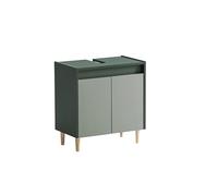 Schildmeyer 157031 Lovis - Armario bajo Lavabo, Color Verde Bosque/Pistacho, 56,9 x 33 x 60,1 cm