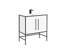 Schildmeyer 701316 Moris - Lavabo de Color Blanco Tiza, 77,3 x 45 x 89,2 cm
