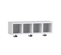 Schildmeyer Balto 157369 - Estantería de Pared, Color Blanco Tiza, 59,8 x 17,6 x 20,2 cm
