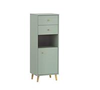 Schildmeyer Bjarne 153174 - Aparador Alto, Color Pistacho, 40,3 x 33 x 113,4 cm