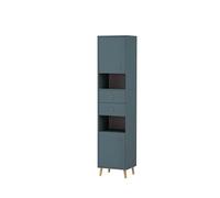 Schildmeyer Bjarne - Armario Alto a Base de Madera, Color fiordo, 40,3 x 33 x 180,6 cm