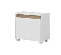 Schildmeyer Cosmo 146316 Mueble para Lavabo, 57 x 54,5 x 33 cm (Ancho x Alto x Profundidad), Blanco
